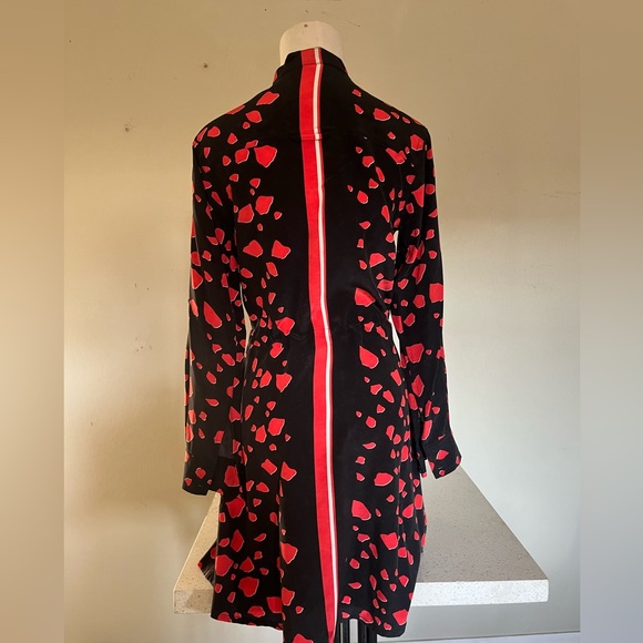 ALL SAINTS Tunic Top Shirt Dress with Waist Tie SIZE 0 - Picture 2 of 7